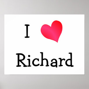 Ik hou van Richard Poster