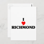 Ik hou van Richmond Briefkaart (Voorkant / Achterkant)