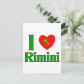Ik hou van Rimini Italië Briefkaart (Staand voorkant)