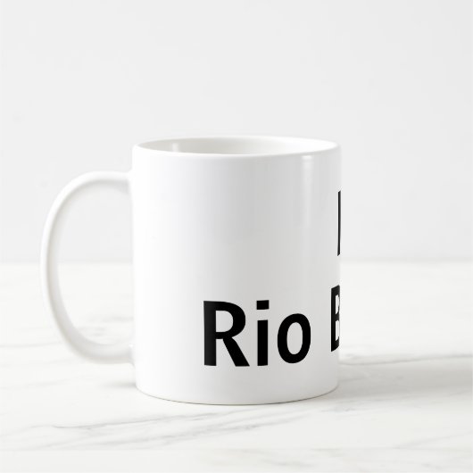 Ik hou van Rio Branco Koffiemok (Links)