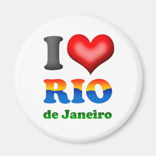 Ik hou van Rio de Janeiro, Brazilië De prachtige Magneet