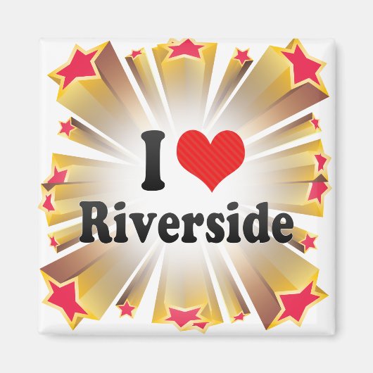 Ik hou van Riverside Magneet (Voorkant)