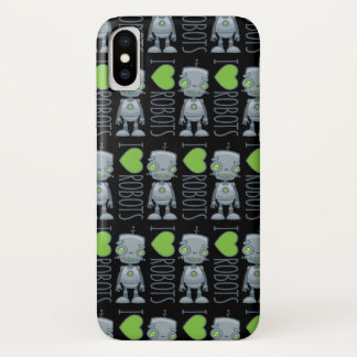 Ik hou van robots iPhone x hoesje