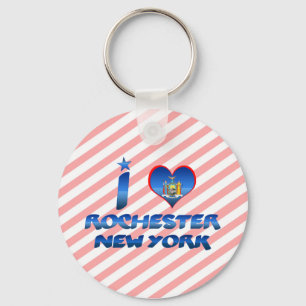 Ik hou van Rochester, New York Sleutelhanger