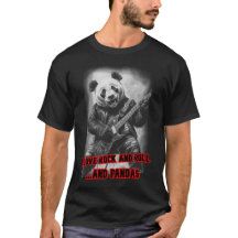 Ik hou van Rock and Roll en Panda's op een Zwarte