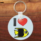 Ik hou van rock beauty sleutelhanger (Voorkant)