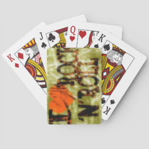 Ik hou van rock en roll pokerkaarten
