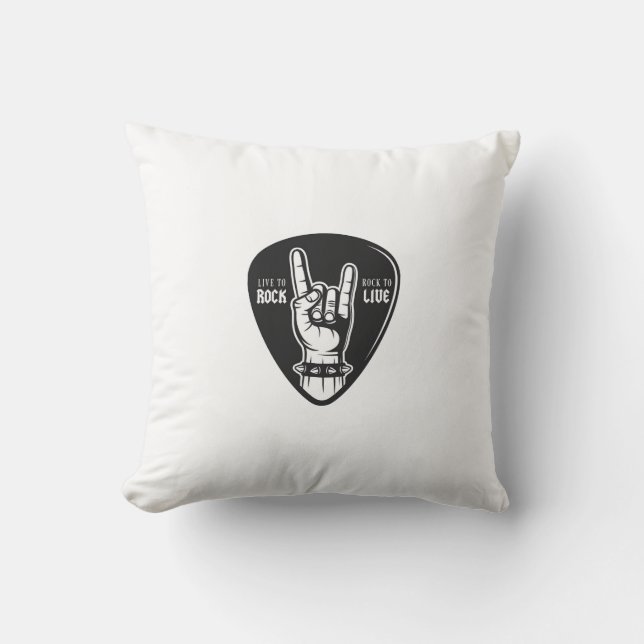 Ik hou van rock kussen (Voorkant)