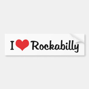 Ik hou van Rockabilly Bumpersticker