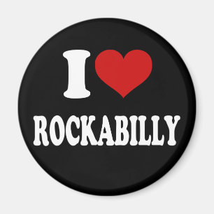 Ik hou van Rockabilly Magneet
