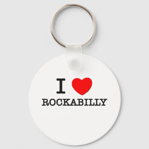 Ik hou van Rockabilly Sleutelhanger