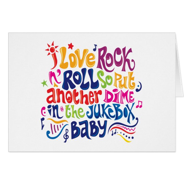 Ik hou van rock'n roll (Voorkant Horizontaal)