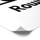 Ik hou van roeien poster (Hoek)