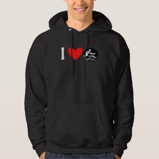 Ik hou van roeiroeier tshirt (Voorkant)