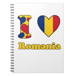 Ik hou van Roemenië Notitieboek