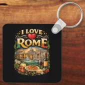 Ik hou van Rome Sleutelhanger (Achterkant)