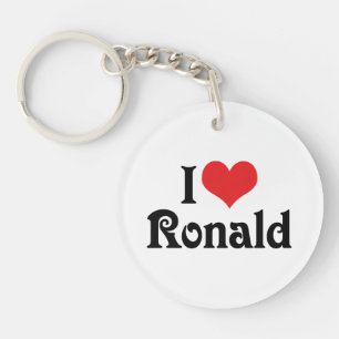 Ik hou van Ronald Sleutelhanger