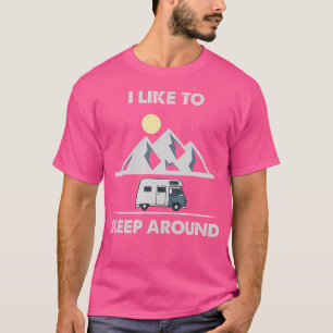 Ik Hou Van Rondslapen Tijdens Kamperen Grappig T-shirt