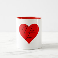 Ik hou van rood en wit hart