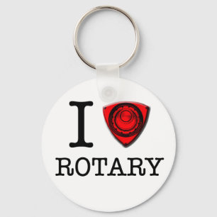 Ik hou van Rotary sleutelhanger