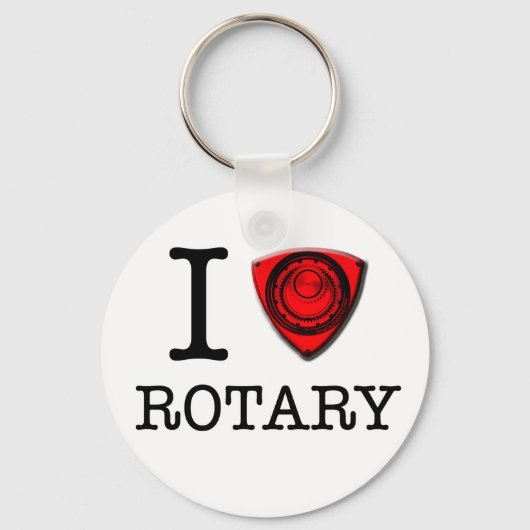 Ik hou van Rotary sleutelhanger (Voorkant)