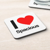 ik hou van ruimhartig bier onderzetter (Linkerzijde)