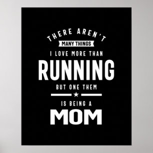 Ik hou van Running. Ik hou ervan een moeder te zij Poster