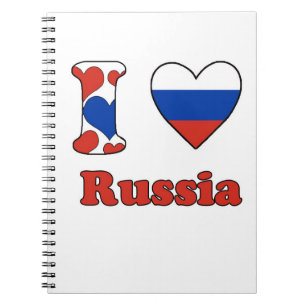 Ik hou van Rusland Notitieboek