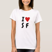 Ik hou van S F | Heart custom text SF San Fransisc
