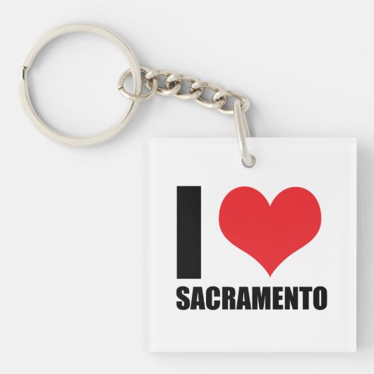Ik hou van Sacramento Sleutelhanger (voorkant)