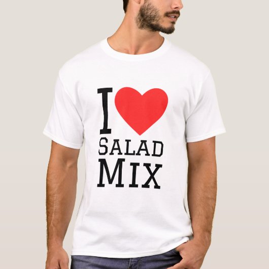 Ik hou van salademix t-shirt (Voorkant)