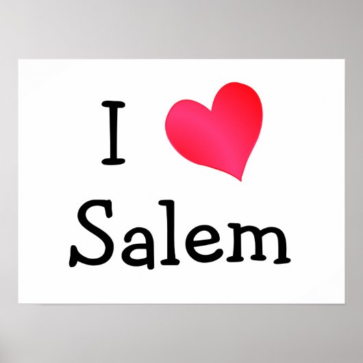 Ik hou van Salem Poster (Voorkant)