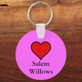 Ik hou van Salem Willows Sleutelhanger (Voorkant)