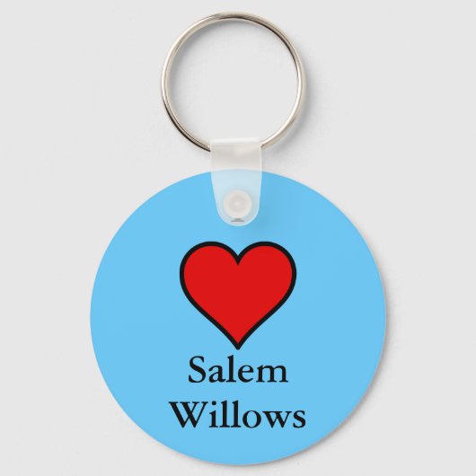 Ik hou van Salem Willows Sleutelhanger (Voorkant)