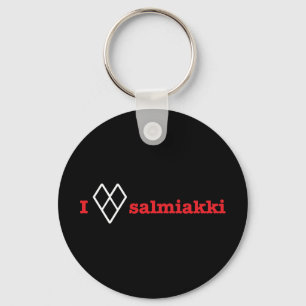 Ik hou van salmiakki sleutelhanger