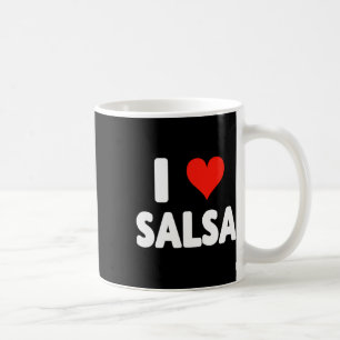Ik hou van Salsa Heart Dance Dancing Studio Mex Koffiemok