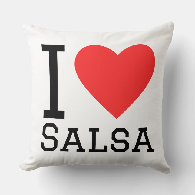 Ik hou van salsa kussen (Voorkant)