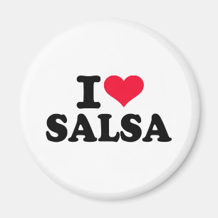 Ik hou van salsa magneet