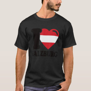 Ik hou van Salzburg Stad in Oostenrijk Ik hou van T-shirt