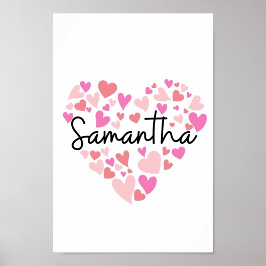 Ik hou van Samantha Poster (Voorkant)