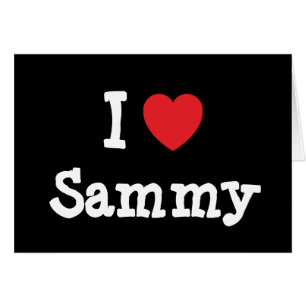 Ik hou van Sammy hart T-Shirt