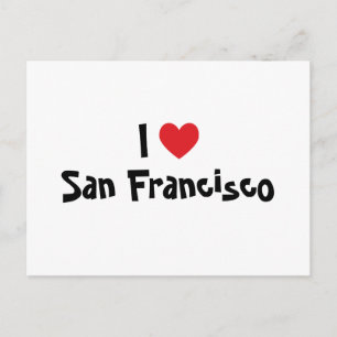 Ik hou van San Francisco Briefkaart