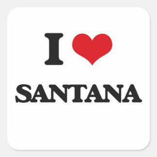 Ik hou van Santana Vierkante Sticker