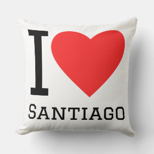 Ik hou van Santiago Kussen