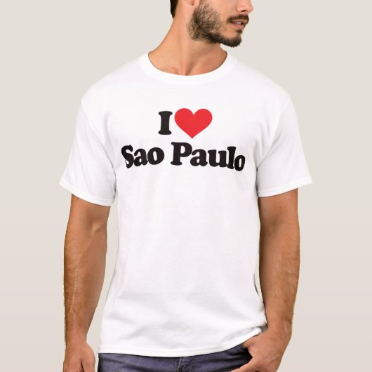 Ik hou van Sao Paulo T-shirt (Voorkant)