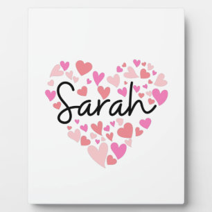 Ik hou van Sarah Fotoplaat