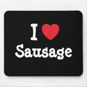 Ik hou van Saushart T-Shirt Muismat