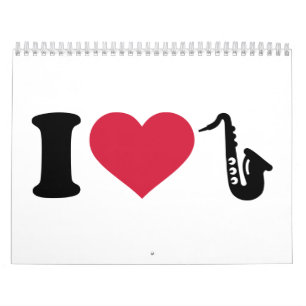 Ik hou van Saxophone Kalender