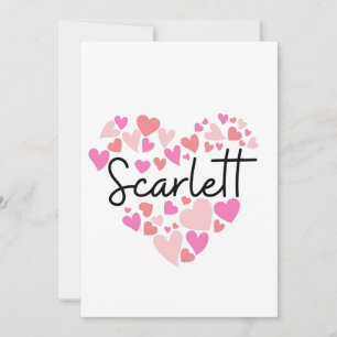 Ik hou van Scarlett Bedankkaart