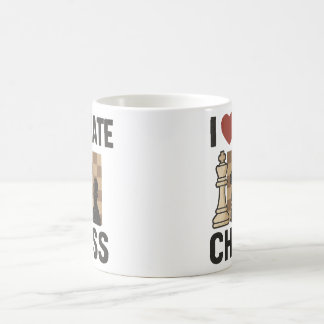 Ik hou van schaak-mok koffiemok